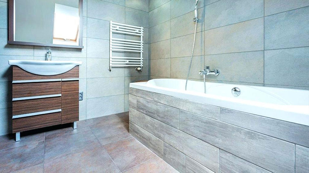 porcelain tile bathrooms